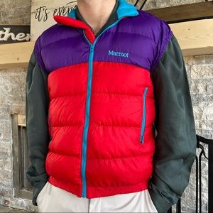 Marmot Vintage 80s 90s Goose Down Vest Small